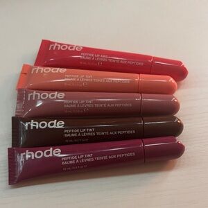RHODE Peptide Lip Tint Collection - Red, Pink, Brown